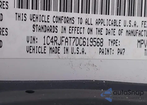 2013 Jeep Grand Cherokee Laredo Altitude from USA, damaged, VIN 1C4RJFAT7DC619568